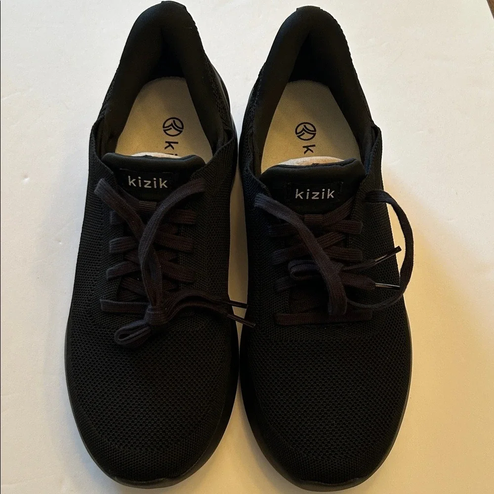 Kizik Athens Women's Black Sneakers Sz 11W‎ NWOT PRM